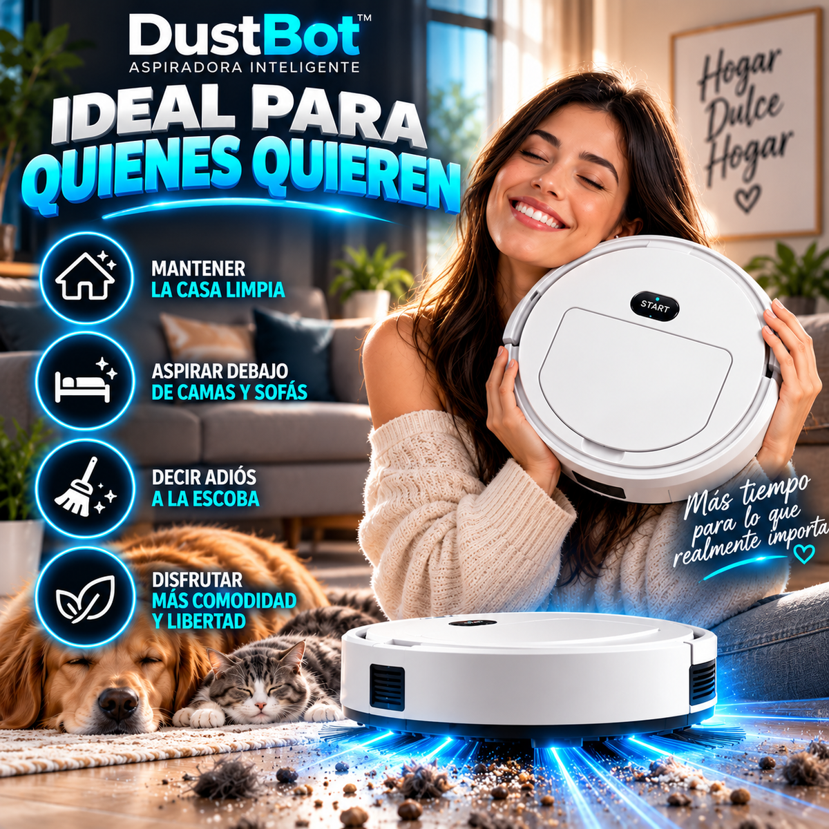 DustBot™ | Aspiradora Inteligente