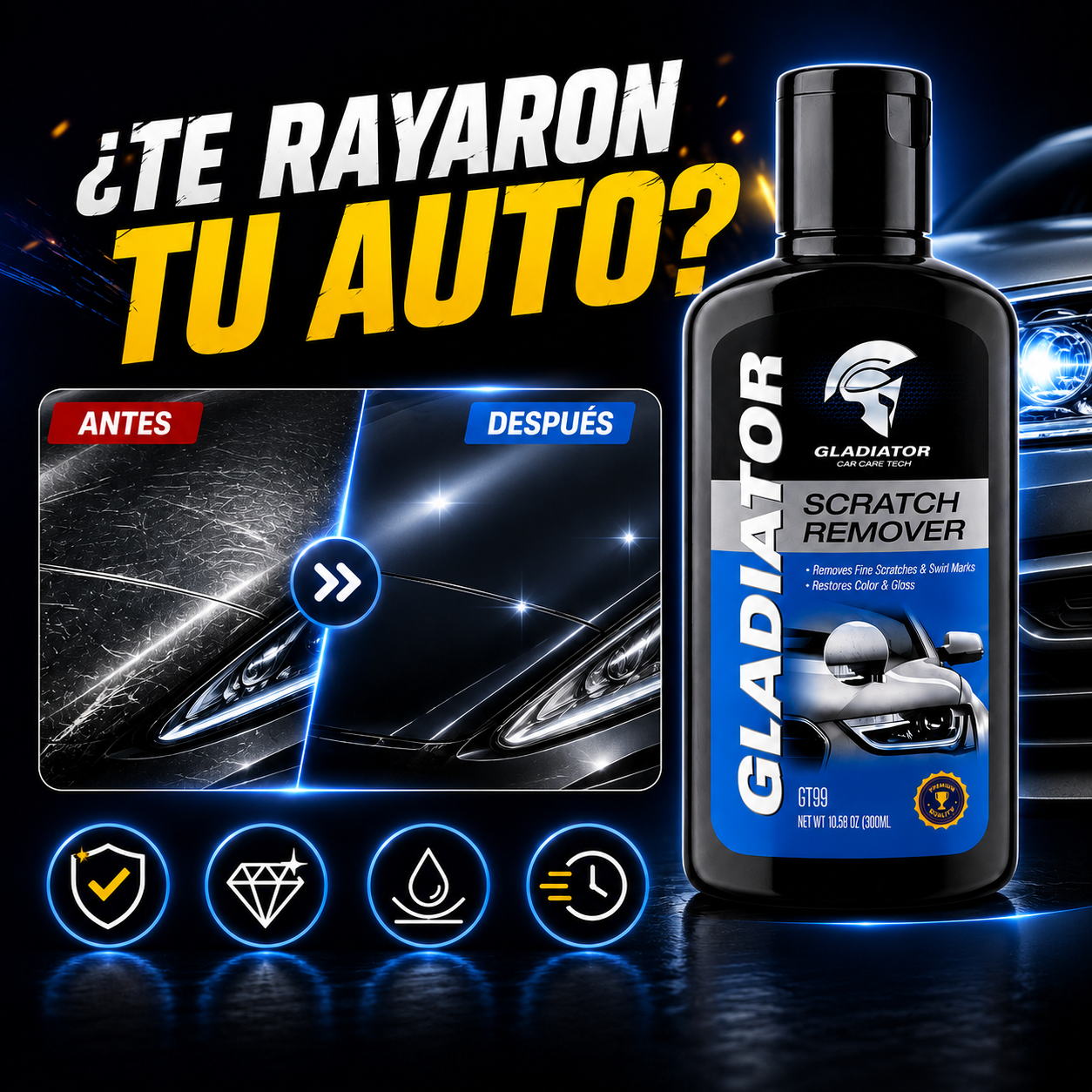 Gladiator Scratch | Removedor de Rayones