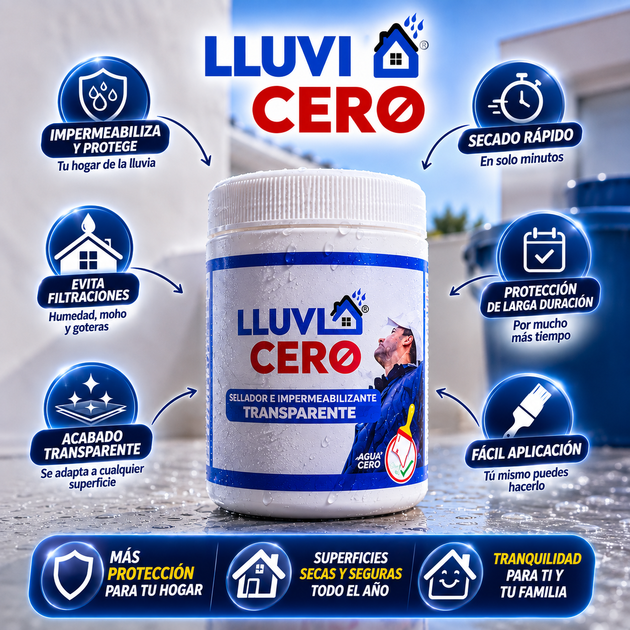 Lluvia Cero Impermeabilizante