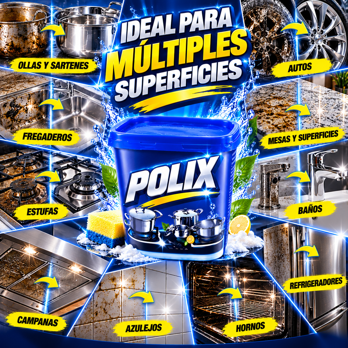 Polix™ | Pasta Limpiadora Multiusos