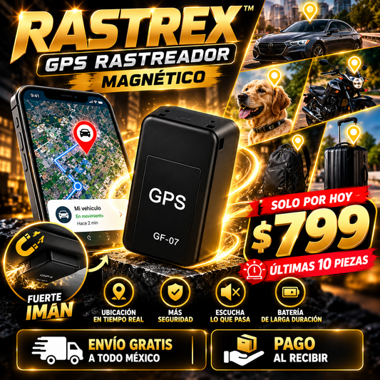 RASTREX™| GPS Rastreador Magnetico